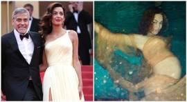 preg-480 George and Amal Clooney, George and Amal Clooney Pregnant, George and Amal clooney expecting twins, Beyonce, Beyonce Pregnant Photoshoot, Beyonce baby bump photos,