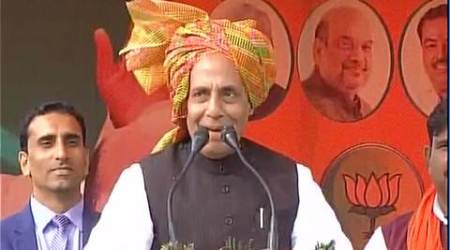 Rajnath Singh, Rajnath Singh Congress, Rajnath Singh Uttarakhand campaigning, Uttarakhand Elections 2017, Congress Uttarakhand polls, Congress sinking ship Rajnath, BJP Uttarakhand polls, Uma Bharti, Uttarakhand development strategy, India news