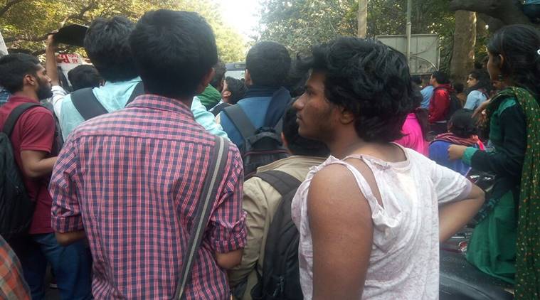 Ramjas College, Ramjas protest, ABVP, JNU, Umar Khalid, Shehla Rashid, Delhi University protest, DU students clash, Ramjas protest clash, Free speech, Anti-national, Anti-national slogans, Maurice Nagar police station, sedition charge