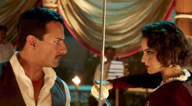 Rangoon review, rangoon movie review, Rangoon, Kangana Ranaut, Shahid Kapoor, Rangoon still, Rangoon image