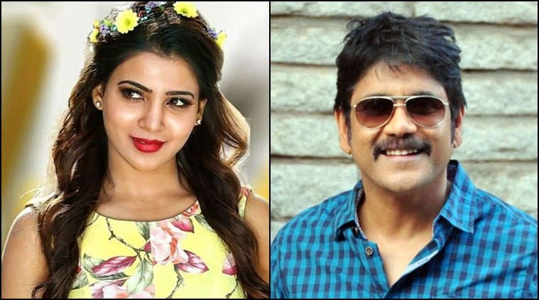 Tollywood stars Samantha and Nagarjuna