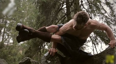 Yoga in kilts, kilted yoga, yoga, yoga in scotland, yoga in the woods, yoga trainers, yoga instructors, yoga asanas, yoga postures, indian express, indian express news