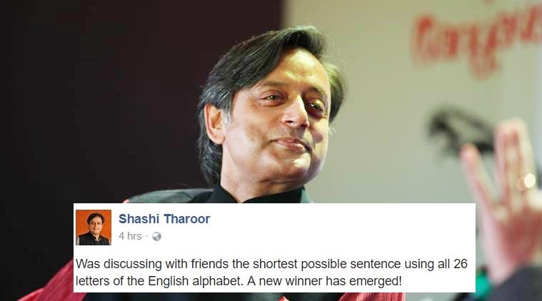 shashi-tharoor-attempts-to-crack-world-s-shortest-pangram-in-facebook