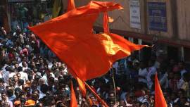 RSS, Mohan Baghwat, RSS hunkar rally, Shiv sena, shiv sena's mouthpiece, Hindutva, Ram temple issue, Maharashtra, Indian Express 