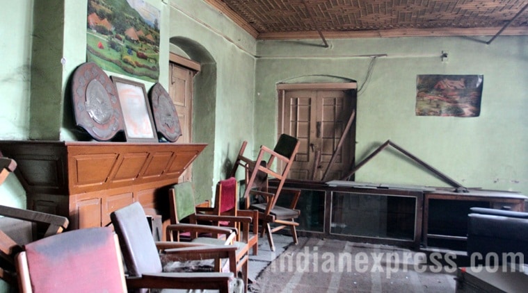 Director room at silk factory in Srinagar Express Photo by Shuaib Masoodi