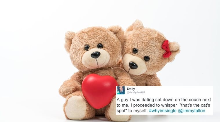 The two lovers embracing teddy bear toy sitting.