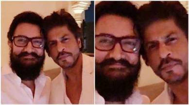 Shah Rukh Khan, aamir khan, Shah Rukh Khan actor, Shah Rukh Khan news, aamir khan news, shah rukh aamir selfie, shah rukh khan aamir khan, aamir shah rukh, aamir khan shah rukh, aamir khan shah rukh selfie, shahrukh aamir, aamir shahrukh, dangal, raees, entertainment news, indian express, indian express news