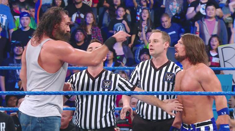 Wwe Smackdown Results Videos 10 Man Royal Battle Ends In Controversy Sports News The Indian Express