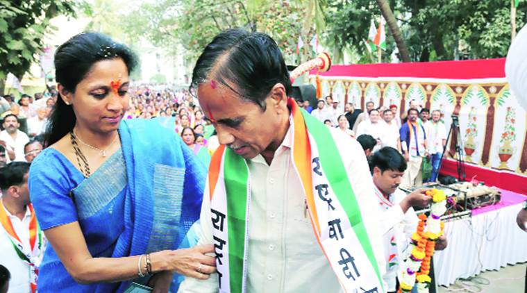 Nashik elections, Nashik onion issue, onion issue in Nashik elections, Nashik local body elections, Nashik news, NCP MP Supriya Sule, indian express news 