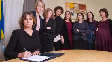 donald trump, sweden, isabella lovin, sweden climate bill, sweden all woman minister photo, dweden minister troll trump, latest news, viral news, indian express