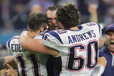 Brady leads biggest comeback, Patriots win 34-28 in OT