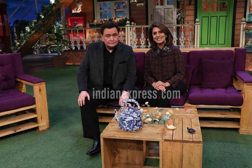 rishi kapoor, neetu kapoor, rishi kapoor neetu kapoor, kapil sharma rishi kapoor, neetu kapoor kapil sharma, the kapil sharma show,