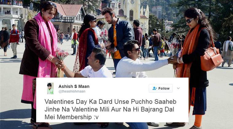 valentine day, happy valentine day, valentine's day 2017, valentine day 2017, bajrang dal, shiv sena, bajrang dal valentine's day, vday funny tweets, 