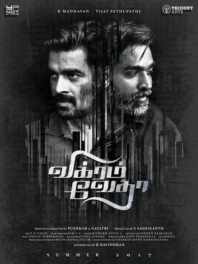 vikram vedha, vikram vedha first look, vikram vedha poster, madhavan vikram vedha, vijay sethupathi, vijay sethupathi vikram vedha, vikram vedha news, vikram vedha release, kollywood news, entertainment news
