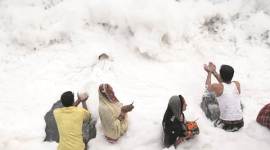 Chhath Pooja, MCD polls, Poorvanchalis, Delhi government, Clean water bodies, indian express news, delhi, delhi news