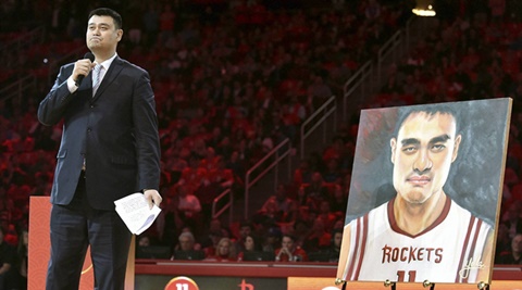 Houston Rockets retire Yao Ming's No.11 jersey Friday night - ESPN