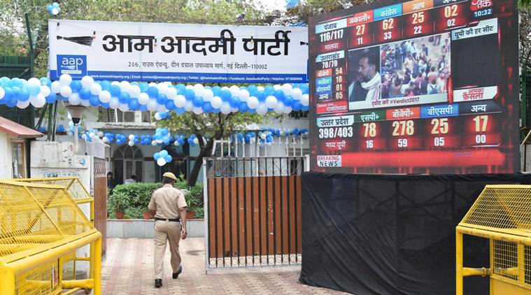 Leaked video shows AAP ‘celebrating’ Punjab win, Sanjay Singh clarifies ...