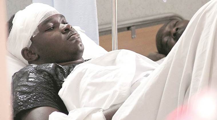 nigerian attack, delhi nigerian attack, noida nigerian attack, african attack, attack on african, arrest, indian express news, india news, delhi news