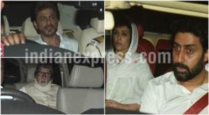 Aishwarya Rai’s father Krishnaraj Rai’s funeral: Shah Rukh Khan, Sanjay Leela Bhansali visit Bachchans