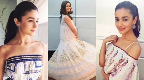 Alia Bhatt s outfits for Badrinath Ki Dulhania promotions is next level cool Fashion News The Indian Express