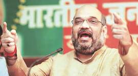 Amit Shah, BJP, BJP president, Savarkar Sahitya Sammelan, amit shah thane, savarkar meet, indian express news, india news