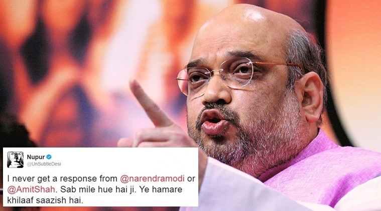 Amit Shah’s response to girl who ‘complained’ on Twitter of being ...