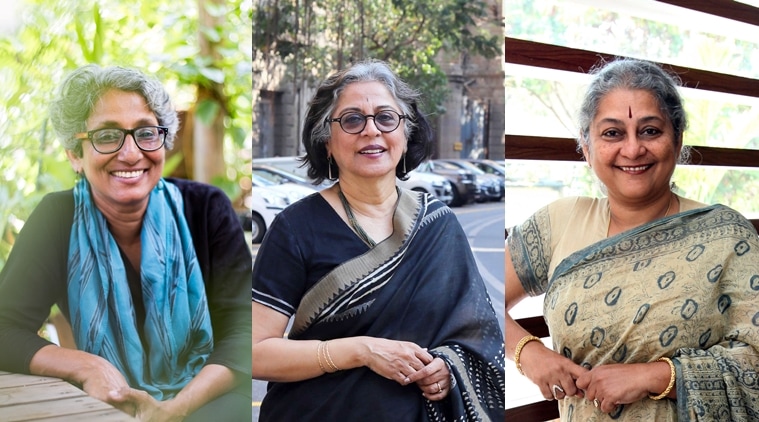 From L to R: Chitra Vishwanath, Brinda Somaya and Sheila Sri Prakash.