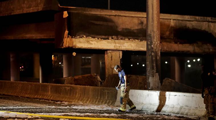 Atlanta: Fire causes interstate overpass to collapse | World News - The ...