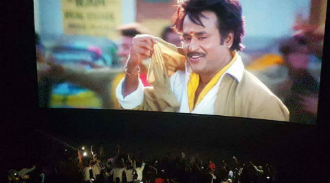 Rajinikanth S Baasha Creates Fan Frenzy Watch Audience Reactions To Iconic Scenes Entertainment News The Indian Express