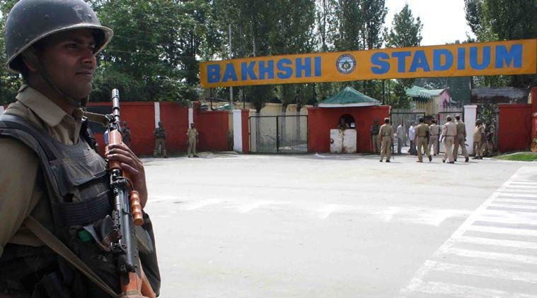 bakhshi stadium, srinagar stadium jammu kashmir stadium, sports news