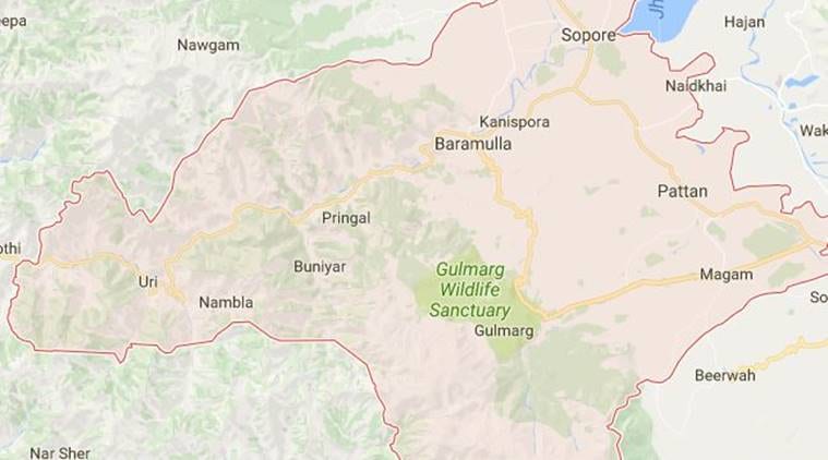 police seize truck, police seize truck in Kashmir, trucks with arms seized in Kashmir, LOC, URI, Terrorists arms seized, Kashmir police, indian express news