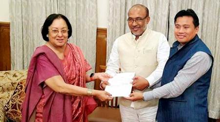 Imphal, Manipur anti-corruption cell, anti-corruption cell Manipur, Manipur Cabinet meeting, Nongthombam Biren Singh Cabinet meet, Manipur CM holds first Cabinet meet, India news