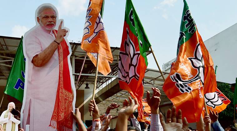 UP election results, Uttarakhand election results, election results, election BJP, BJP victorious, Congress defeat, UP SP-Congress defeat, indian express news