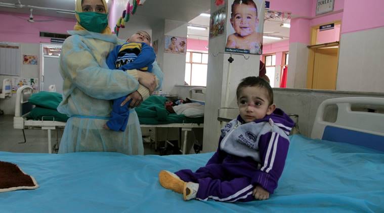 kashmir, kashmir unrest, kashmir Children Hospital, GB Pant Children Hospital, salman, burhan, burhan adoption, salman adoption, indian express news, kashmir news