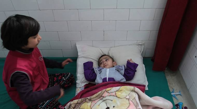 kashmir, kashmir unrest, kashmir Children Hospital, GB Pant Children Hospital, salman, burhan, burhan adoption, salman adoption, indian express news, kashmir news