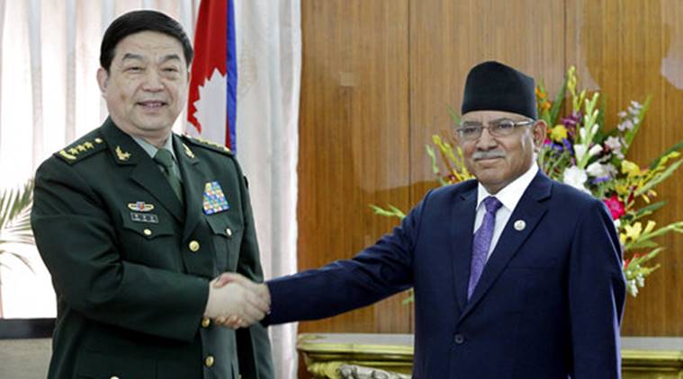 China, Nepal, China-Nepal, chinese defence minister, General Chang Wanquan, People's Liberation Army, PLA, Kathmandu, 19-member delegation, goodwill visit, Defence Minister Balkrishna Khand, nepal pm Prachand, world news, indian express news