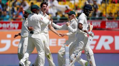 india vs australia, ind vs aus, india vs australia 4th test, ind vs aus score, ind vs aus test, cummins, pat cummins, cricket news, cricket, indian express