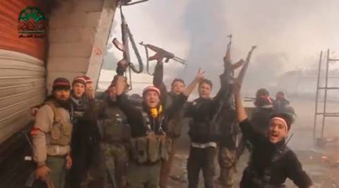 Syria, syria rebels, syria rebel attack, syria bombing, syria news, world news, indian express news