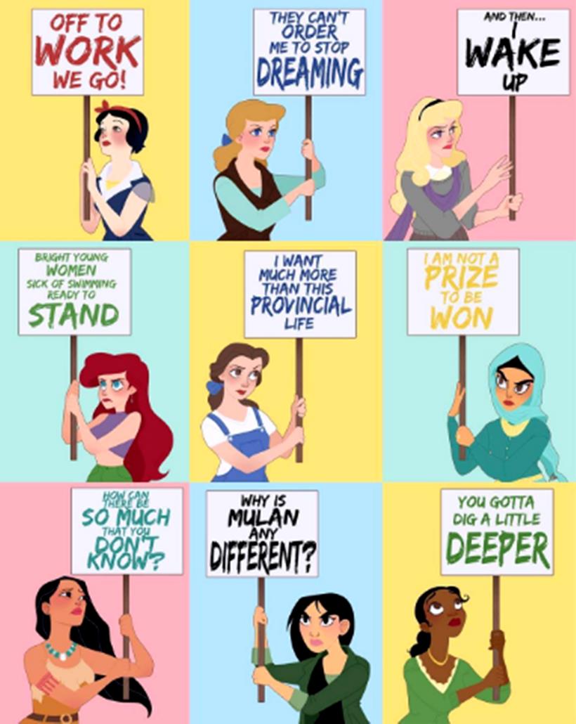 Happy Women's Day: Re-imagining Disney princesses in a ...