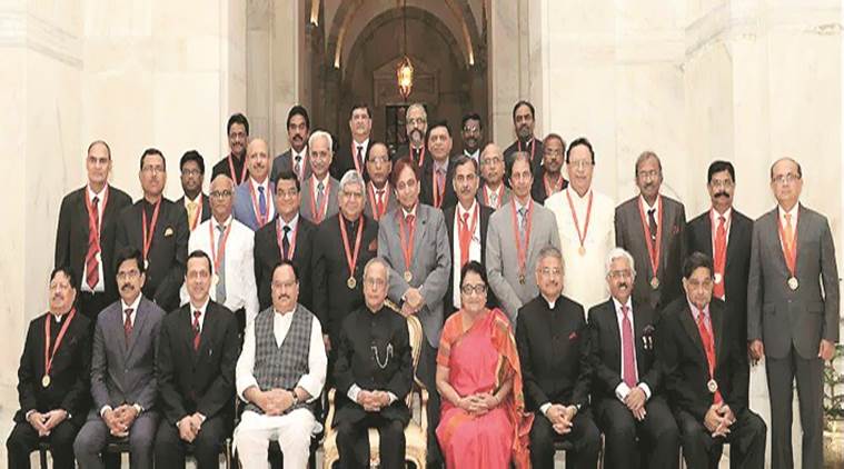 president doctor award, ganga ram hospital, aiims, aiims director, delhi doctor awards, pranab mukherjee, indian express