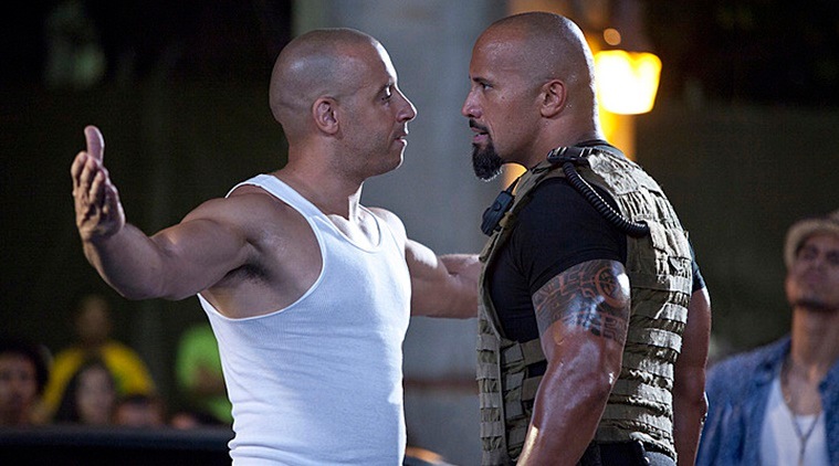 fate of furious, the fast and furious 8, F8, fate of the furious premier, fast and furious 8, dwayne johnson, the rock, vin diesel, indian express news, entertainment news