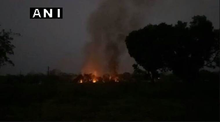 Jabalpur fire, Jabalpur factory fire, Madhya Pradesh factory fire, Ordnance Factory fire, indian express news