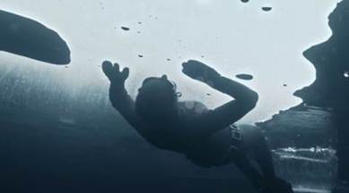 finnish freediver, freediving video, national geographic freediving, Johanna Nordblad, director Ian Derry, national geographic channel, freediving under ice video, indian express, indian express news