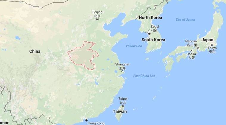 Kaifeng China On Map Henan 