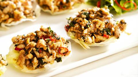 Oriental flavours Here s how to make Hot Basil Chicken Cups in