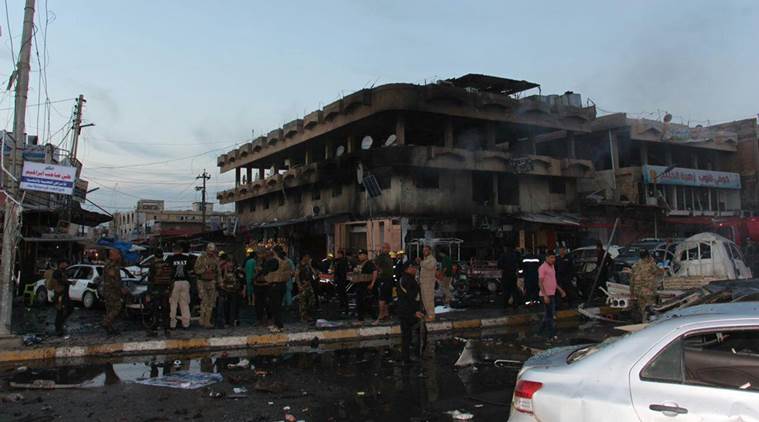 iraq, iraq bombing, iraq car bomb blast, iraq car bombing, tikrit car bombing, tikrit car bombing deaths, tikrit car bomb blast, iraq news, world news, indian express news