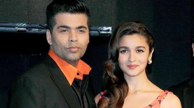 Karan Johar, Alia Bhatt, Karan johar alia bhatt, karan johar biopic, Karan johar alia bhatt biopic, karan johar pics, alia bhatt pics