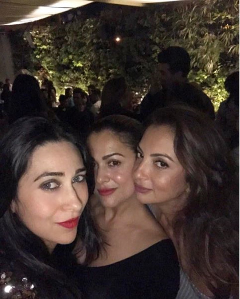 karisma kapoor, amrita arora, seema khan