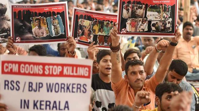 kerala violence, violence against muslims, hindutva leaders, rss kerala, notinmyname protests, india communalism, indian express news