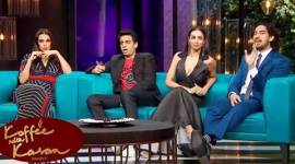 Koffee with karan, neha dhupia, rohan joshi, malaika arora, ayan mukherji